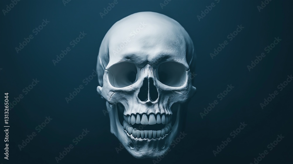 A detailed, artistic representation of a human skull, showcasing its intricate structure and form. Ideal for educational purposes, medical illustrations, and artistic projects. A detailed, artistic representation of a human skull, showcasing its intricate structure and form. Ideal for educational purposes, medical illustrations, and artistic projects.
