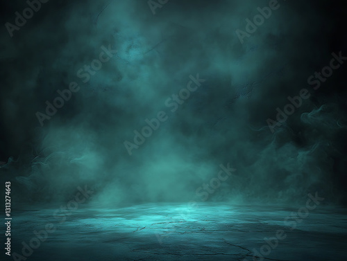 Mysterious foggy atmosphere dark space background image enigmatic environment abstract viewpoint