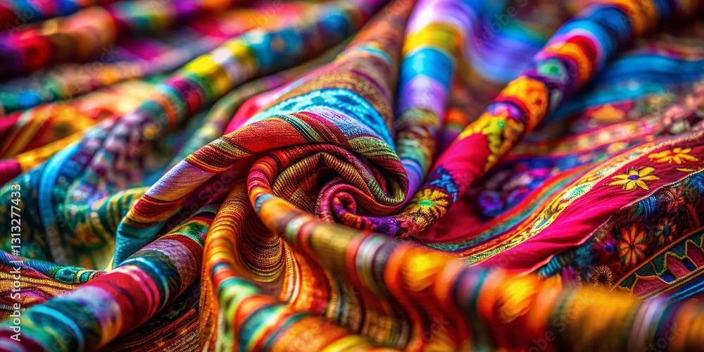 Long Exposure Photography of Textured Fabric for Cushions - Abstract Patterns Long Exposure Photography of Textured Fabric for Cushions - Abstract Patterns