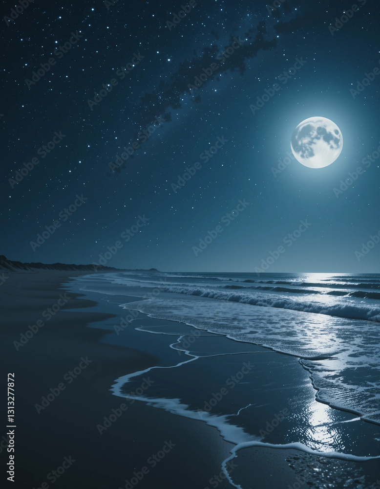 Serene Shores – Stunning Deserted Beach and Calm Ocean Illustrations for Peace and Relaxation Serene Shores – Stunning Deserted Beach and Calm Ocean Illustrations for Peace and Relaxation