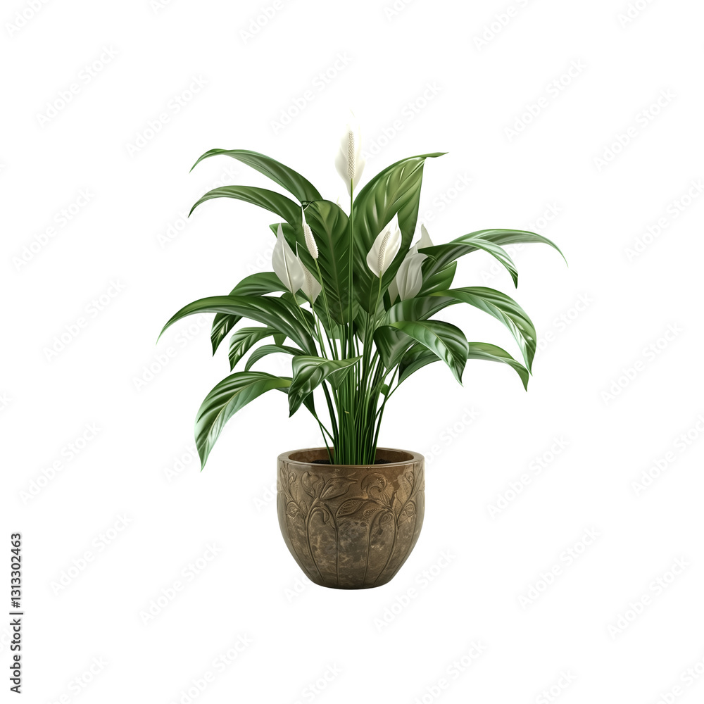 custom made wallpaper toronto digitalPeace Lily Plant in beautiful Pot for gifts on various festivals