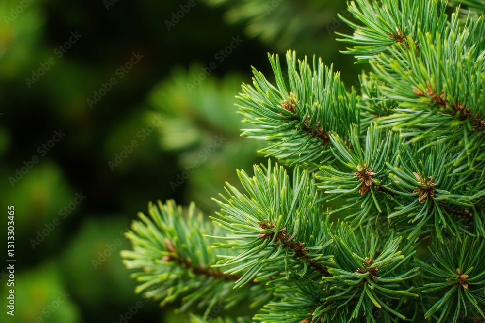 Walk through the majestic pine woodland: the smell of towering evergreens and pine needles in the serene background Walk through the majestic pine woodland: the smell of towering evergreens and pine needles in the serene background