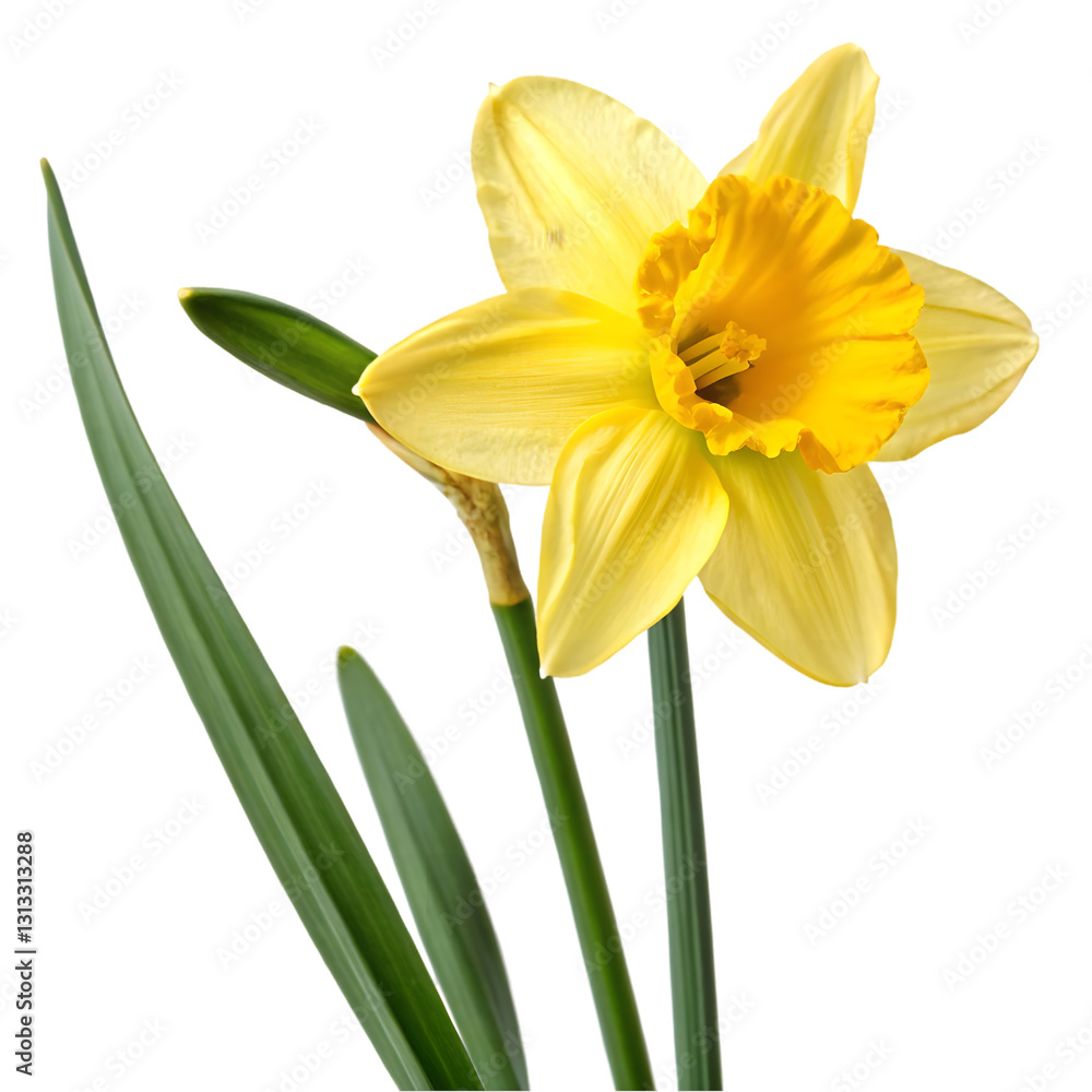 yellow daffodils isolated on white yellow daffodils isolated on white