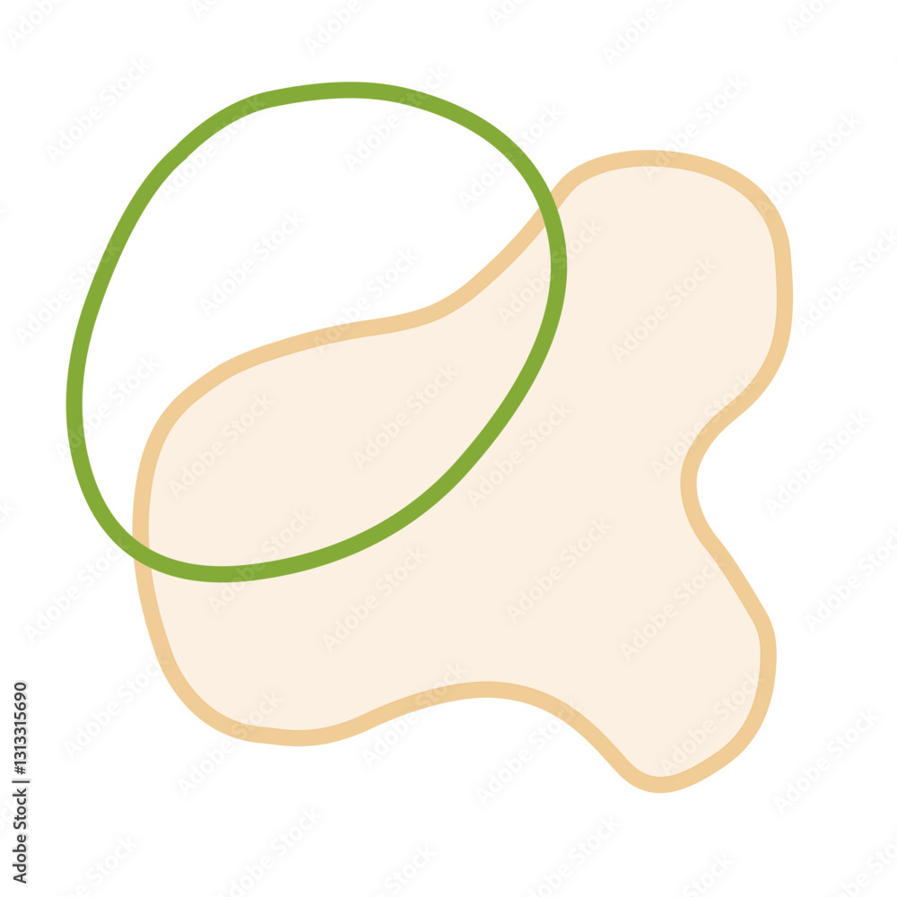 Obraz premium Abstract healthy doodle