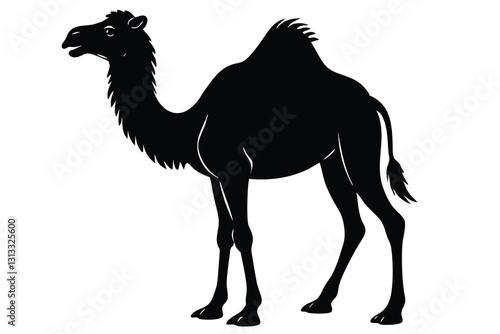 one hump camel icon with ramadan theme