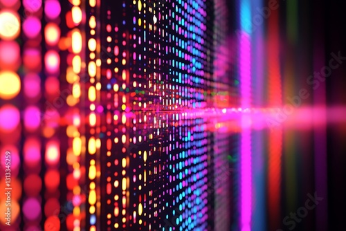 Wallpaper Mural Vibrant Digital Matrix Display Torontodigital.ca