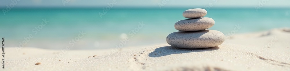 Balanced gray stones atop pale sand, gentle curve , stability, equilibrium, coastal Balanced gray stones atop pale sand, gentle curve , stability, equilibrium, coastal