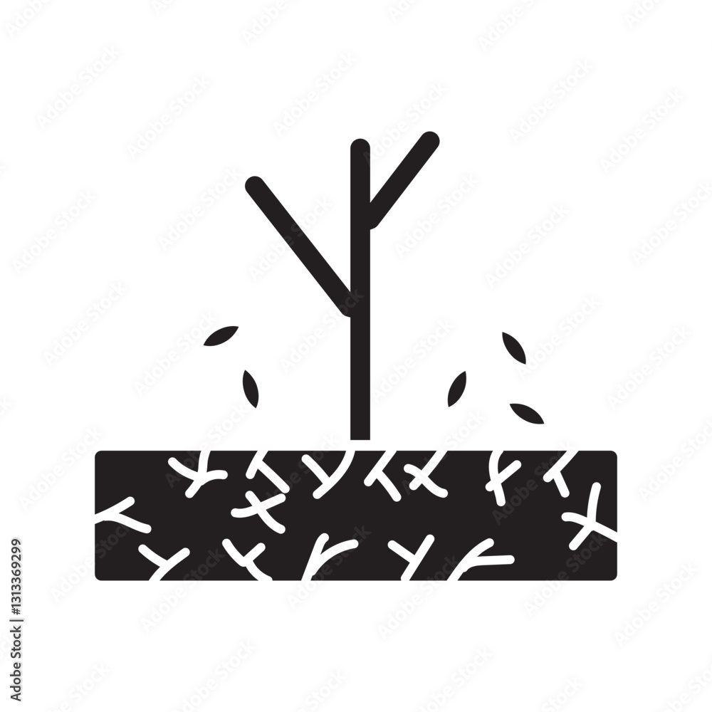 Obraz premium drought glyph icon