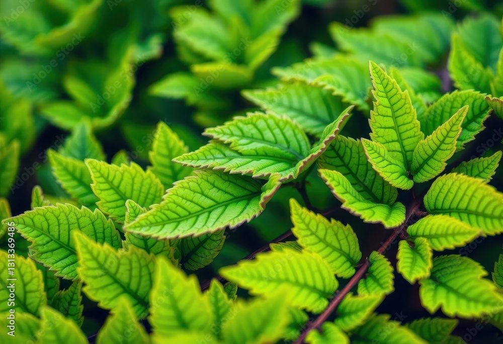 Vibrant green leaves, intricate details, sharp focus, jungle, nature Vibrant green leaves, intricate details, sharp focus, jungle, nature
