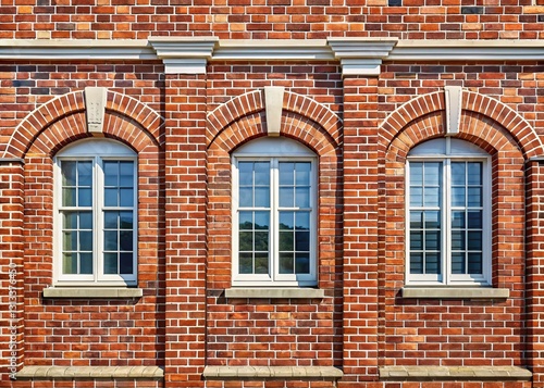 Striking Brick Facade Backdrop for Sports Event Photography - Rule of Thirds Composition