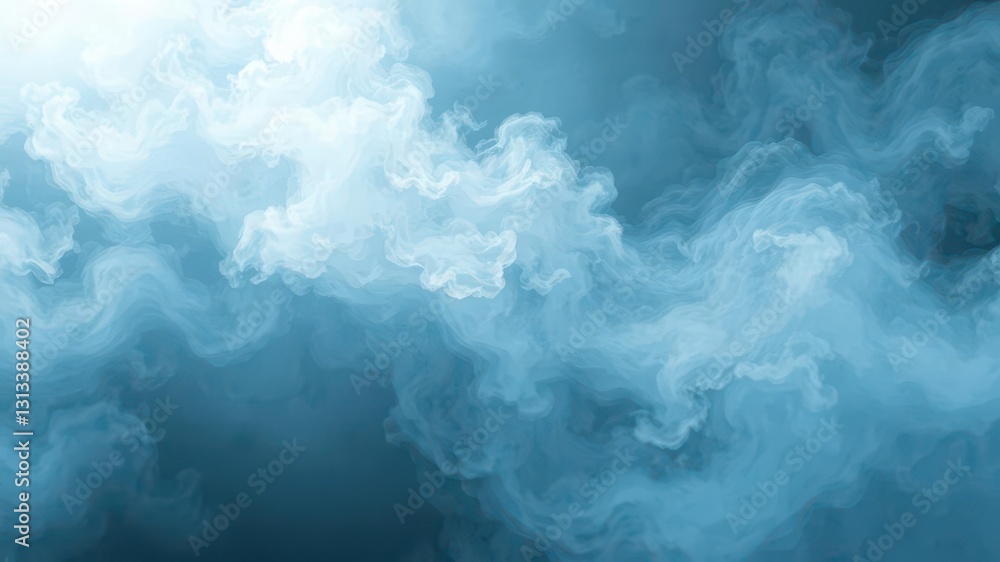 Abstract ethereal blue fog, swirling mist texture overlay, peaceful, art Abstract ethereal blue fog, swirling mist texture overlay, peaceful, art