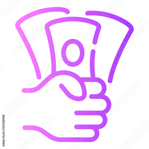 bribery Line Gradient Icon