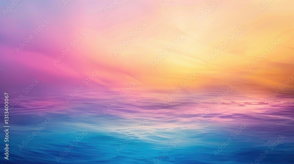 Obraz premium blurred gradient background with soft color transition - AI Generated