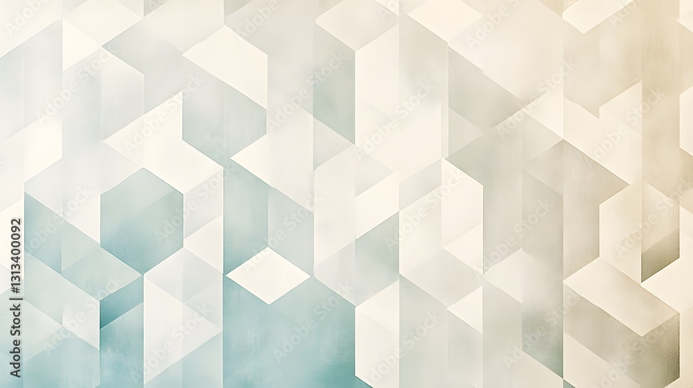 Abstract geometric pattern composed of three dimensional box shapes Abstract geometric pattern composed of three dimensional box shapes