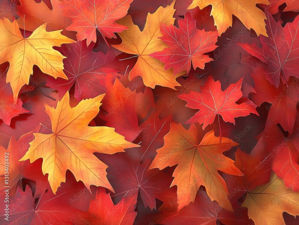 Autumn Leaves: Vibrant Colors and Textures Autumn Leaves: Vibrant Colors and Textures