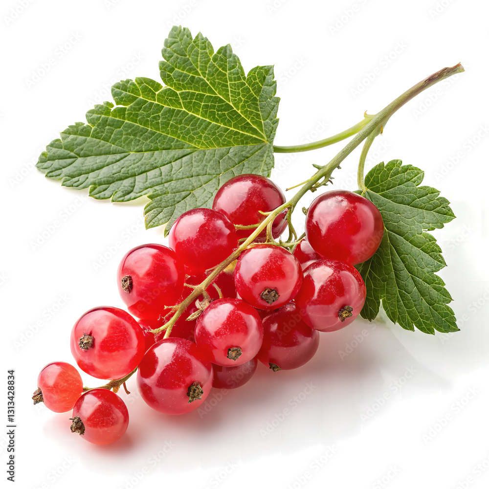 A beautiful fresh red currant fruit A beautiful fresh red currant fruit