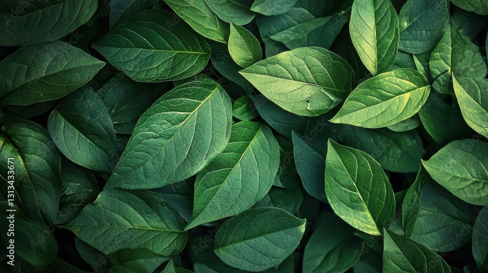 Green abstract artwork wallpaper with leaves Green abstract artwork wallpaper with leaves