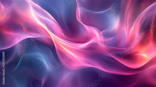 Interwoven Light and Shadow Image of Purple and Pink