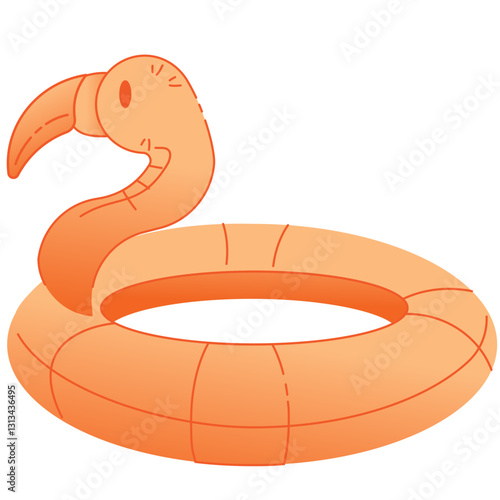 flamingo fancy floaties