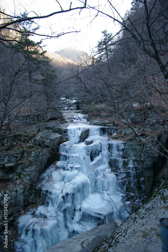 폭포, h2o, 강, 네이처, 경관, 개울, 마운튼, 나무, 바위