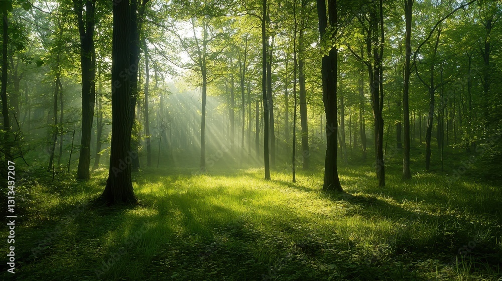 Fototapeta premium morning in the forest
