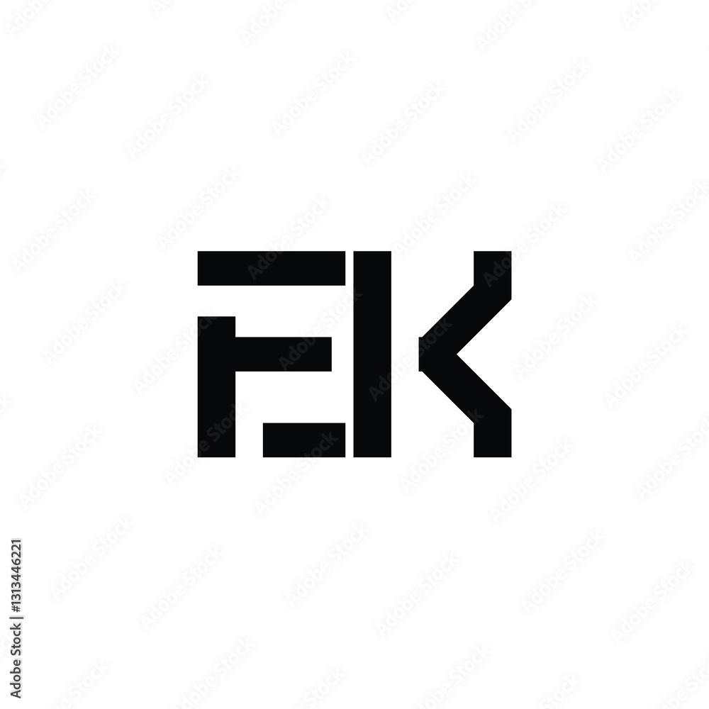 EK monogram logo design letter text name symbol monochrome logotype alphabet character simple logo EK monogram logo design letter text name symbol monochrome logotype alphabet character simple logo
