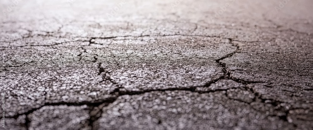 Fototapeta premium Cracked Surface Texture with Detailed Patterns and Earthy Tones