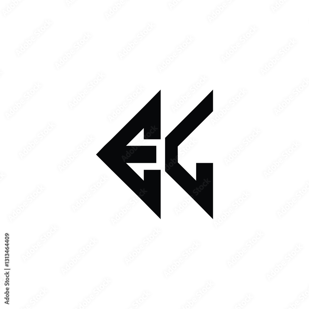 EL monogram logo design letter text name symbol monochrome logotype alphabet character simple logo EL monogram logo design letter text name symbol monochrome logotype alphabet character simple logo
