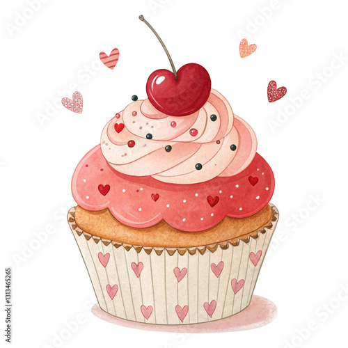 cupcake vector illustration