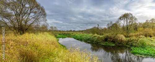River with trees on either side