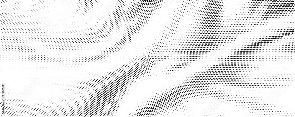 Abstract grunge halftone pattern. Black and white vector illustration
Abstract grunge halftone pattern. Black and white vector illustration