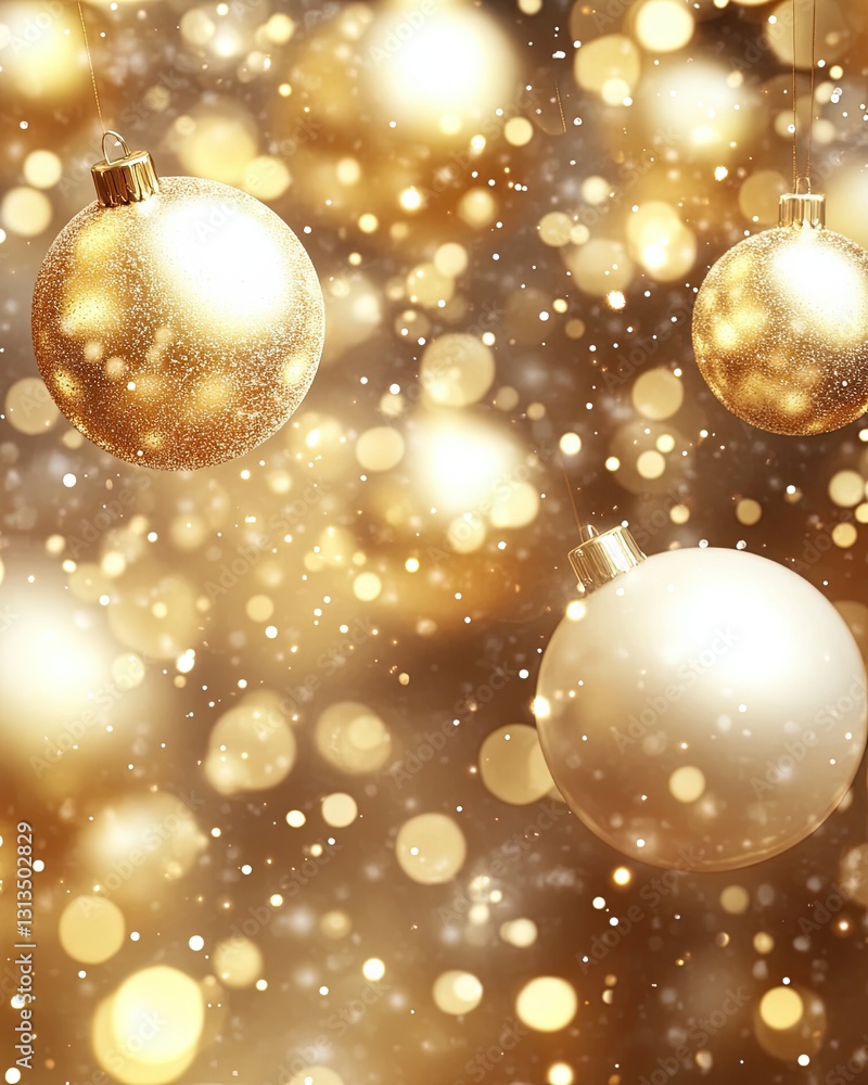 Festive decorations with shimmering ornaments creating a magical holiday atmosphere. Festive decorations with shimmering ornaments creating a magical holiday atmosphere.