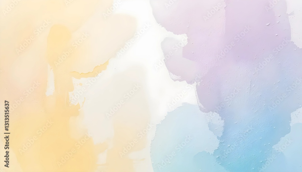 Obraz premium A minimalistic yet textured pastel backdrop with a handcrafted feel, featuring light brush strokes and organic color blending.