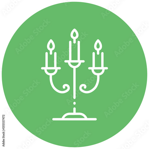 Candelabra Vector Icon
