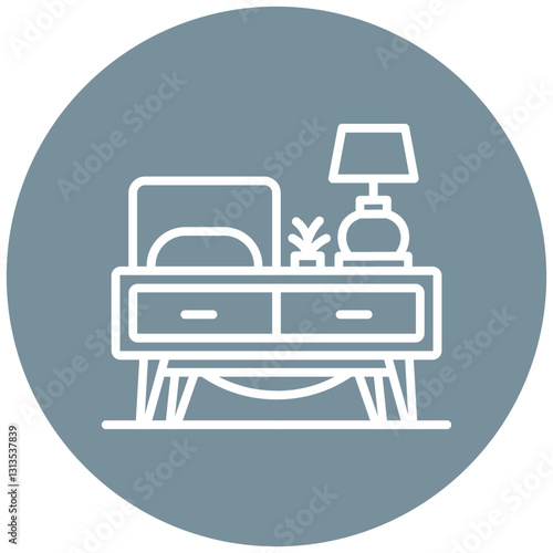 Nightstand Vector Icon