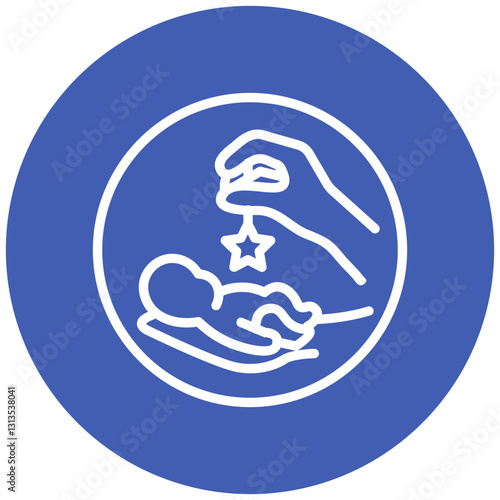 Baby Sitting Service Vector Icon