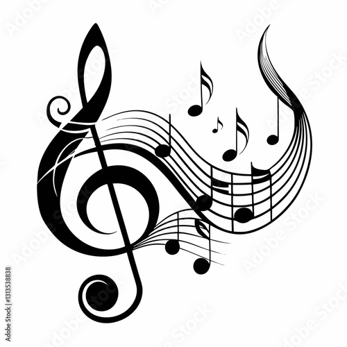 abstract music background