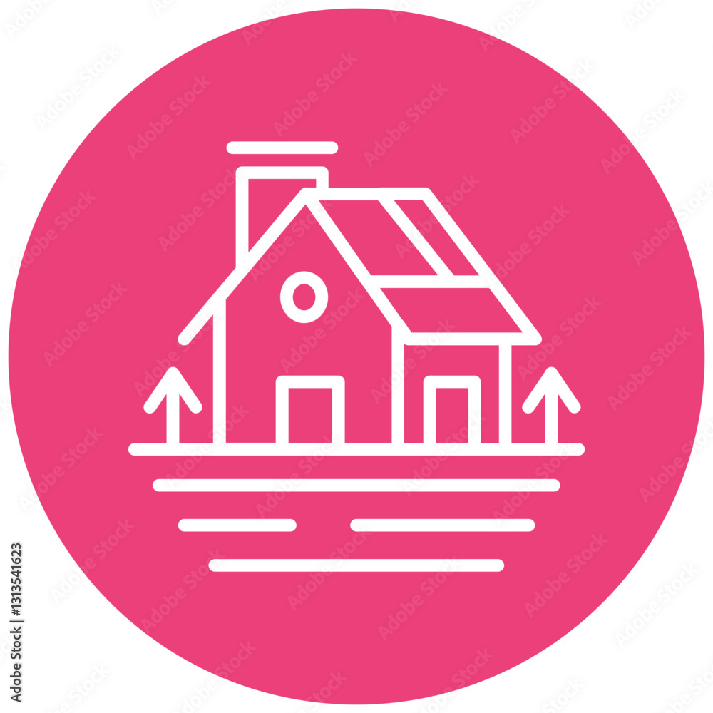 Farmhouse Vector Icon Farmhouse Vector Icon