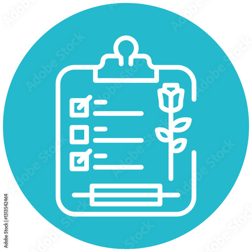 Guest List Vector Icon