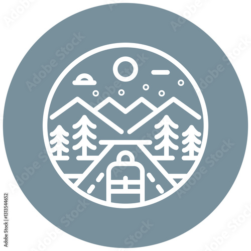 Field Trip Vector Icon