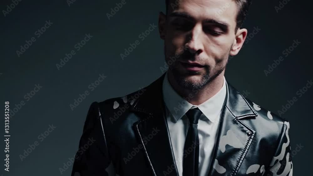 The Elegant Man in Suit The Elegant Man in Suit