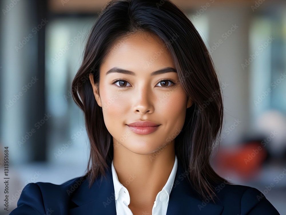 A woman in a business suit posing for a picture A woman in a business suit posing for a picture