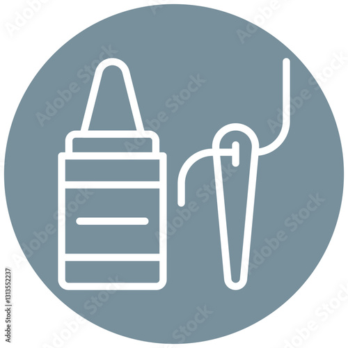 Fabric Glue Vector Icon