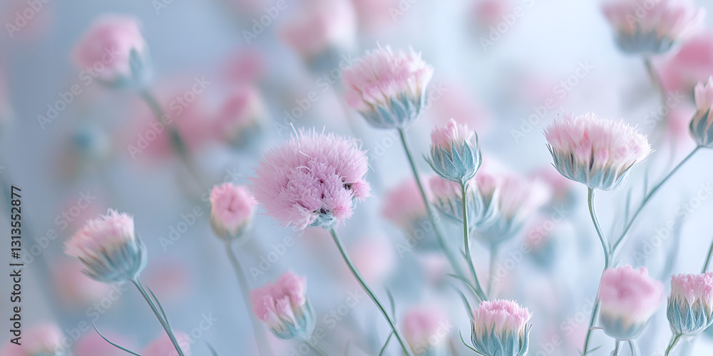 Dreamy Pastel Pink Flowers in Soft Focus – Romantic Floral Nature Background Dreamy Pastel Pink Flowers in Soft Focus – Romantic Floral Nature Background