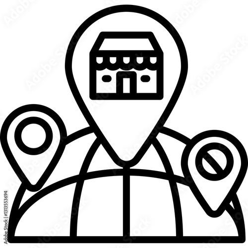 Franchise Line Icon