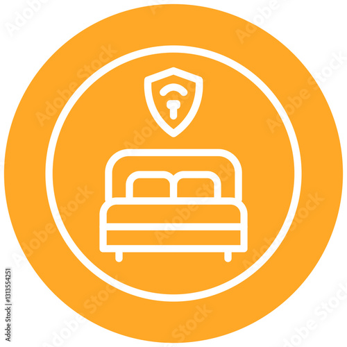 Room Security Vector Icon