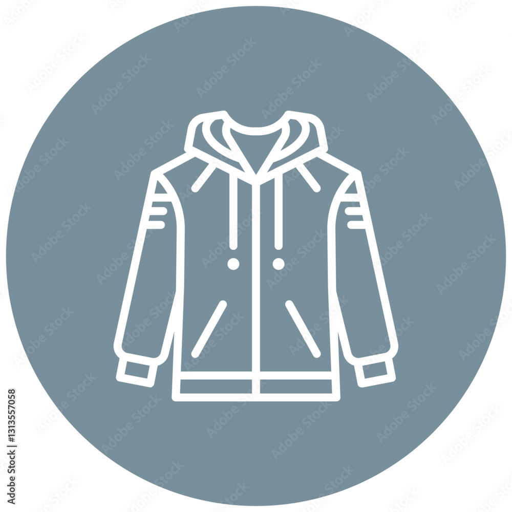 Naklejka premium Tracksuit Vector Icon