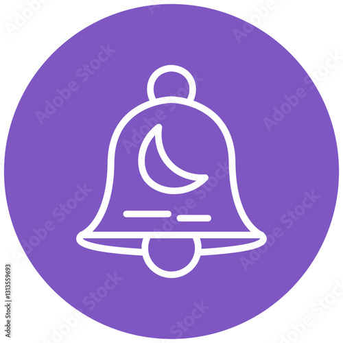 Midnight Bell Vector Icon