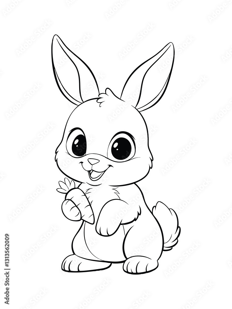 rabbit with carrot rabbit with carrot