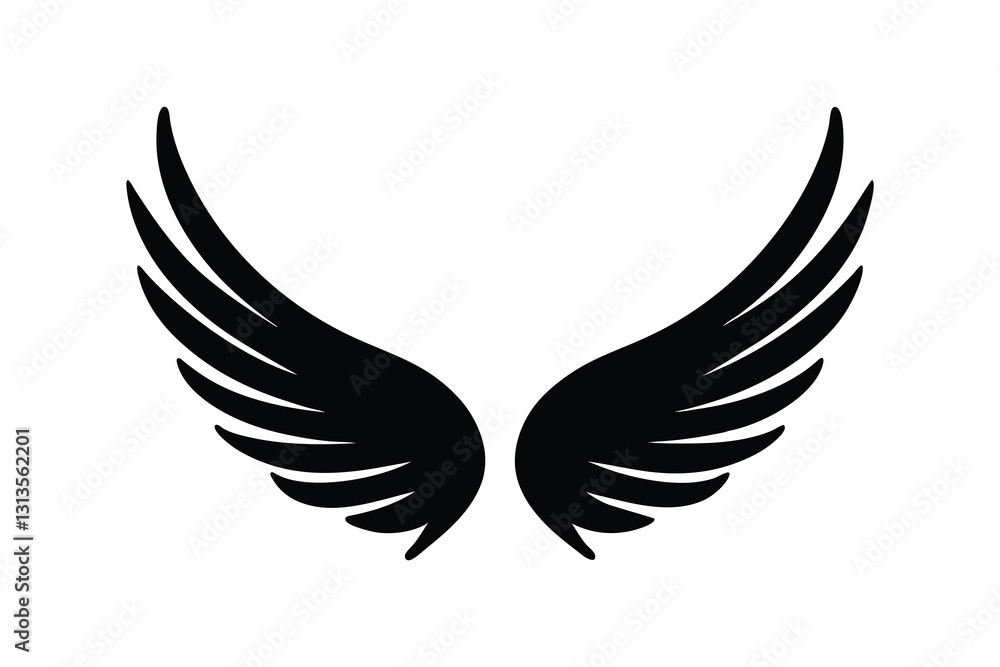 Fototapeta premium eagle with wings vector